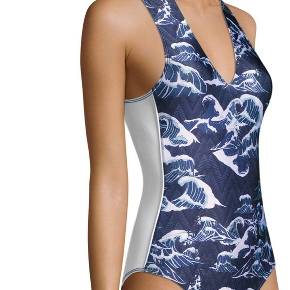 WE ARE HANDSOME Australia Cascade Collar Swimsuit - Picture 2 of 6